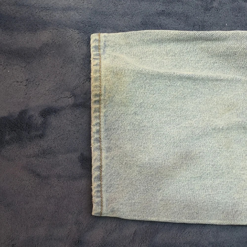 PacSun Light Blue Distressed Straight Leg Jeans - Picture 6 of 8